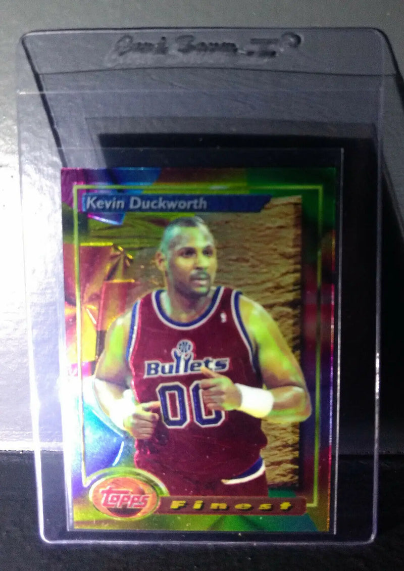 1993-94 Topps Finest Kevin Duckworth #187 Basketball Card - Basketball Card Single