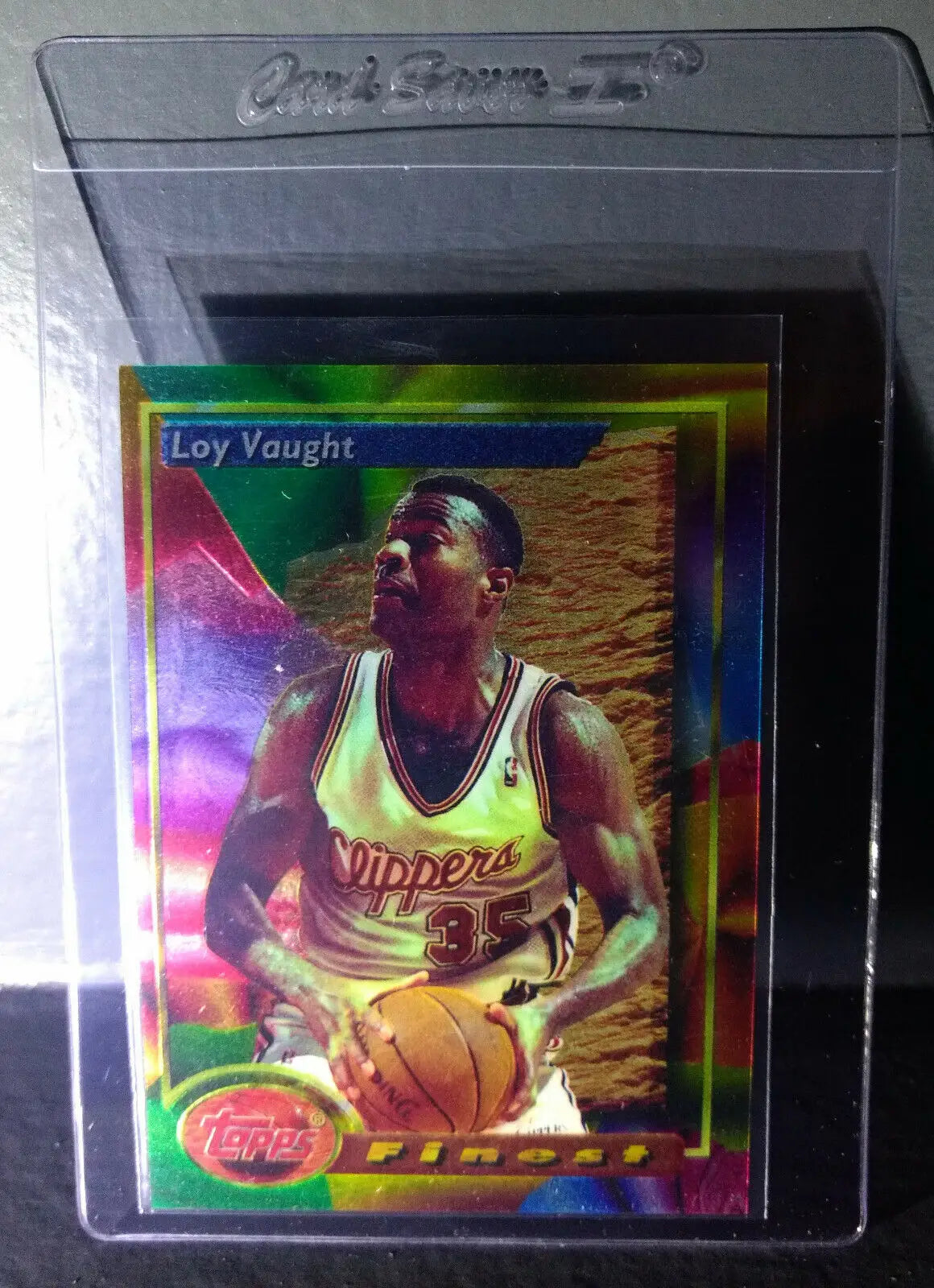 1993-94 Topps Finest Loy Vaught #86 Basketball Card - Basketball Card Single