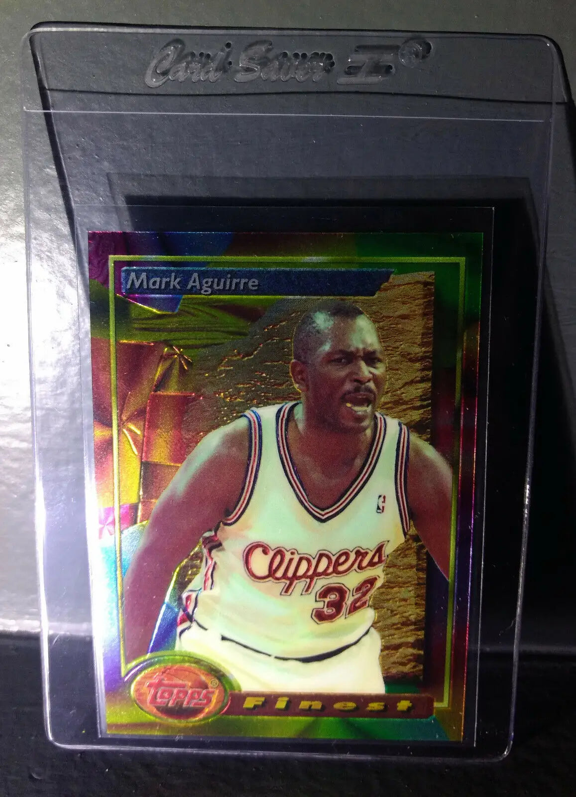1993-94 Topps Finest Mark Aguirre #40 Basketball Card - Basketball Card Single