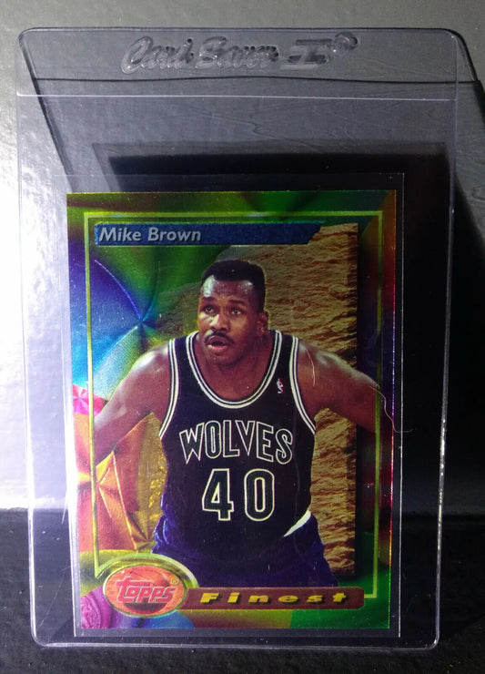 1993-94 Topps Finest Mike Brown #29 Basketball Card - Basketball Card Single
