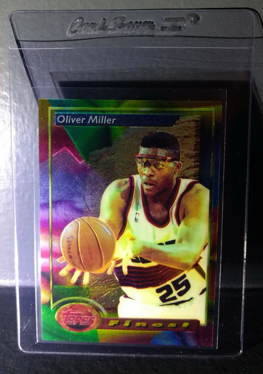 1993-94 Topps Finest Oliver Miller #85 Basketball Card - Basketball Card Single