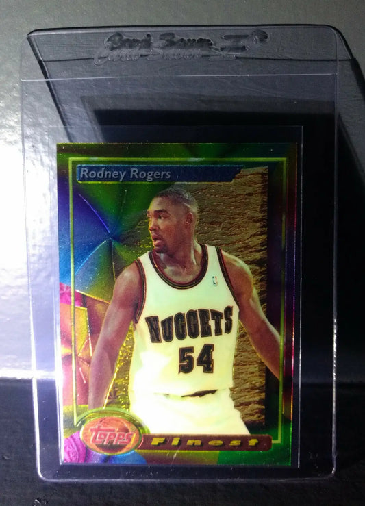 1993-94 Topps Finest Rodney Rogers #131 Rookie Basketball Card - Basketball Card Single