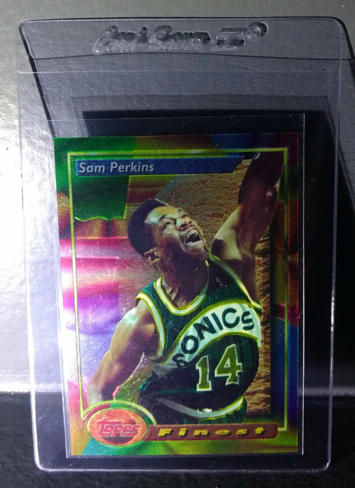 1993-94 Topps Finest Sam Perkins #186 Basketball Card - Basketball Card Single