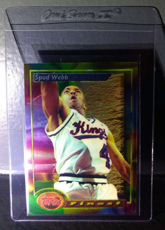 1993-94 Topps Finest Spud Webb #57 Basketball Card - Basketball Card Single