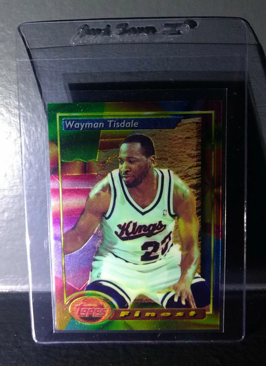 1993-94 Topps Finest Wayman Tisdale #155 Basketball Card - Basketball Card Single