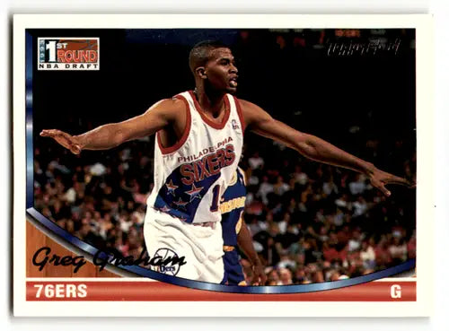 Original gloss Greg Graham basketball card from 1993-94 Topps Gold mint rc rookie series