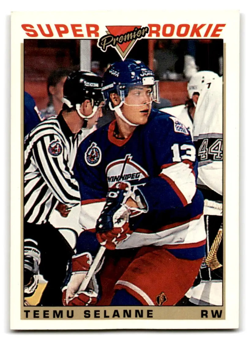 1993-94 Topps Premier #130 Teemu Selanne - Hockey Card Single