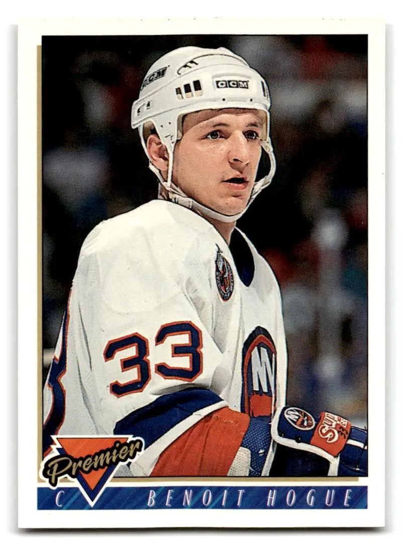 1993-94 Topps Premier #140 Benoit Hogue - Hockey Card Single
