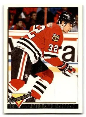 1993-94 Topps Premier #415 Stephane Matteau Gold - Hockey Card Single