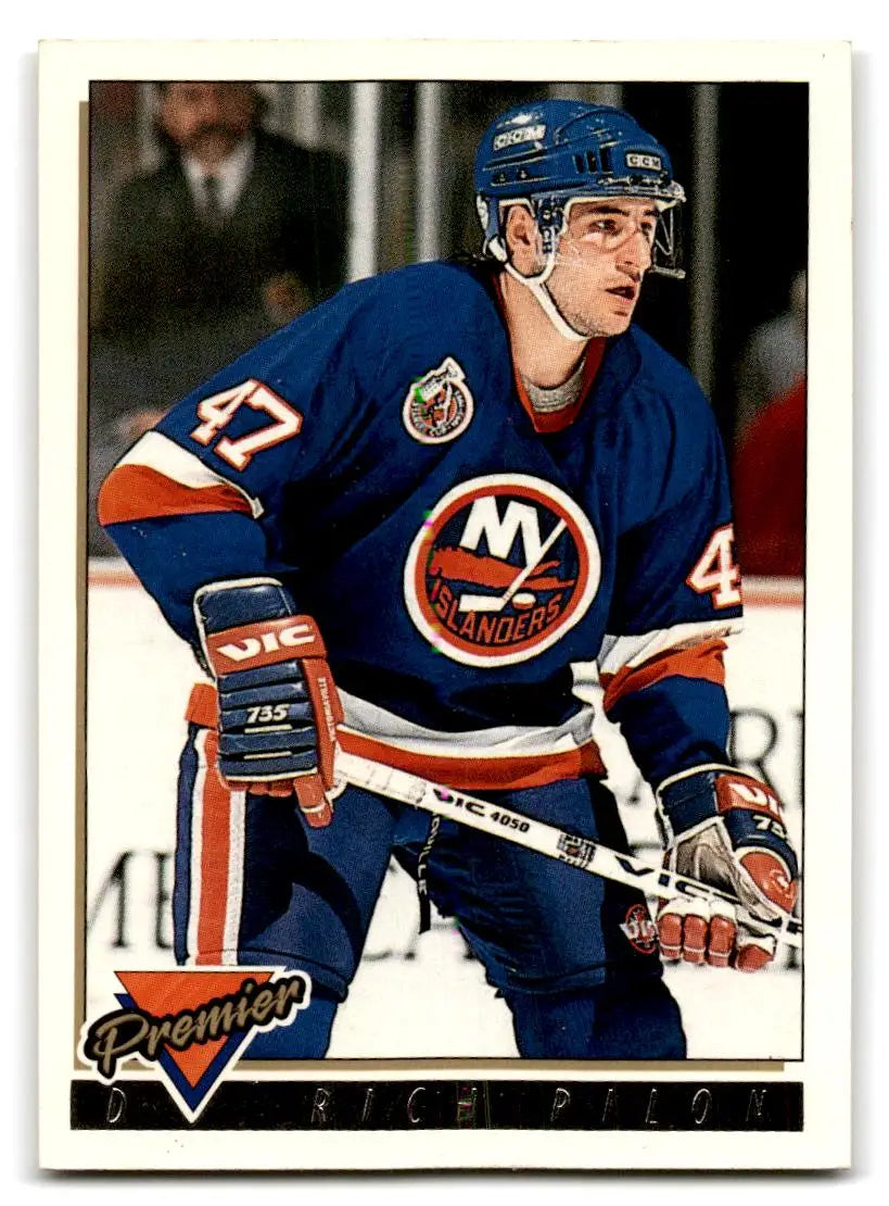 1993-94 Topps Premier #417 Rich Pilon - Hockey Card Single