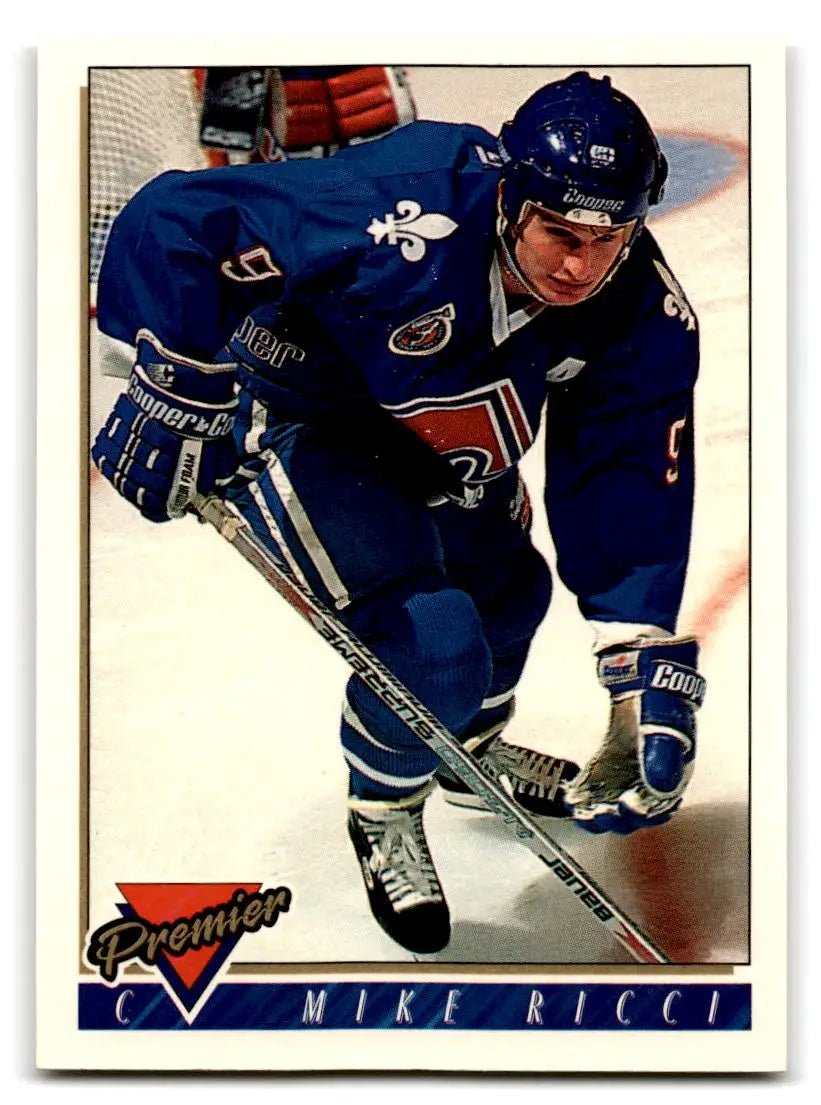 1993-94 Topps Premier #62 Mike Ricci - Hockey Card Single