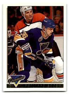 1993-94 Topps Premier #68 Philippe Bozon Gold - Hockey Card Single