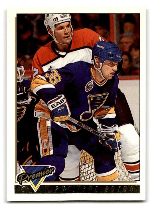 1993-94 Topps Premier #68 Philippe Bozon Gold - Hockey Card Single