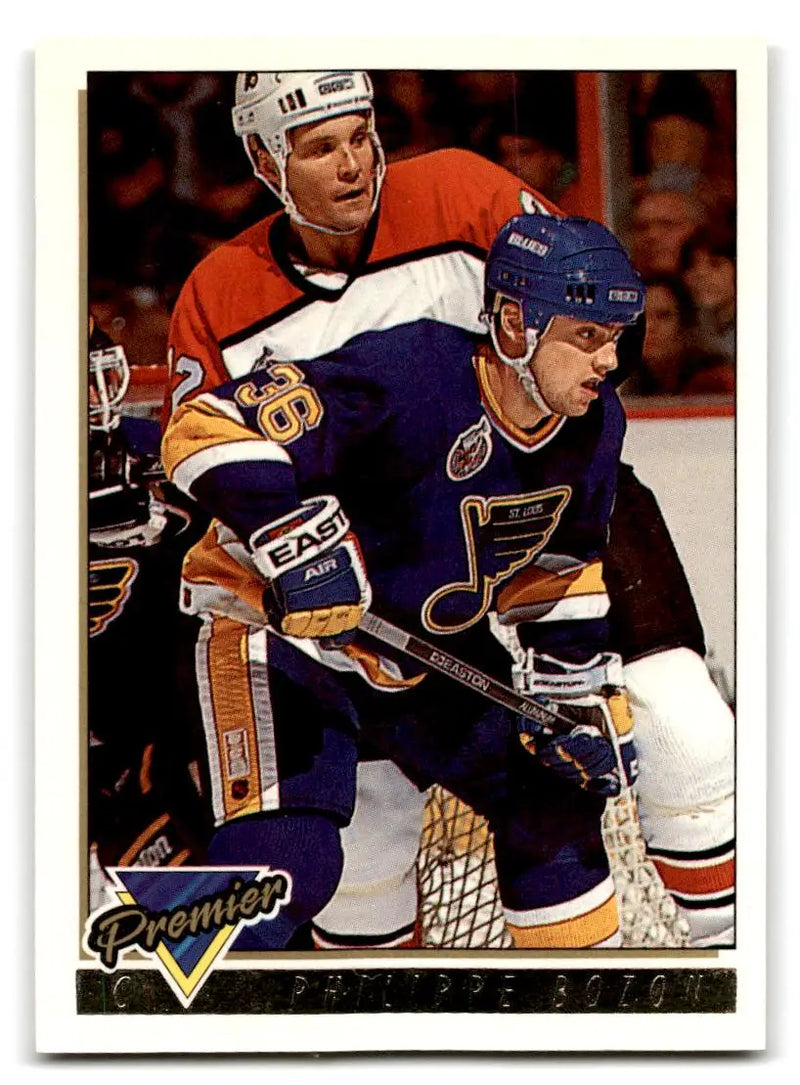 1993-94 Topps Premier #68 Philippe Bozon Gold - Hockey Card Single