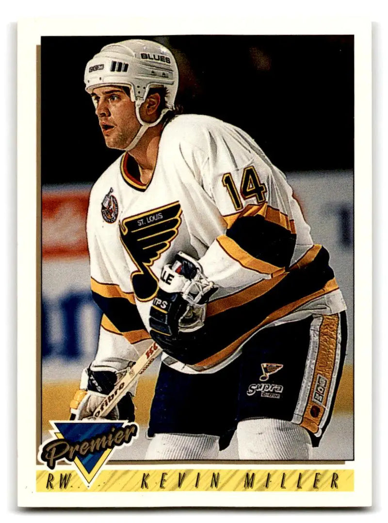1993-94 Topps Premier #8 Kevin Miller - Hockey Card Single
