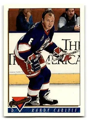 1993-94 Topps Premier #86 Randy Carlyle - Hockey Card Single