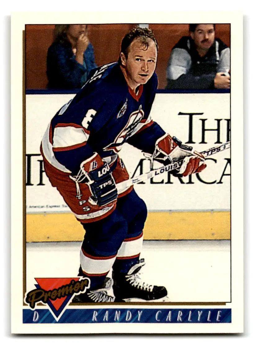 1993-94 Topps Premier #86 Randy Carlyle - Hockey Card Single