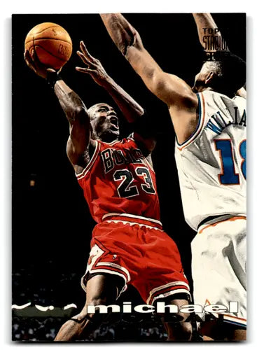 Original gloss Michael Jordan basketball card from Topps Stadium Club 1993-94