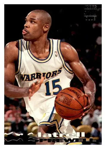 Original gloss 1993-94 Topps Stadium Club Latrell Sprewell Warriors basketball card