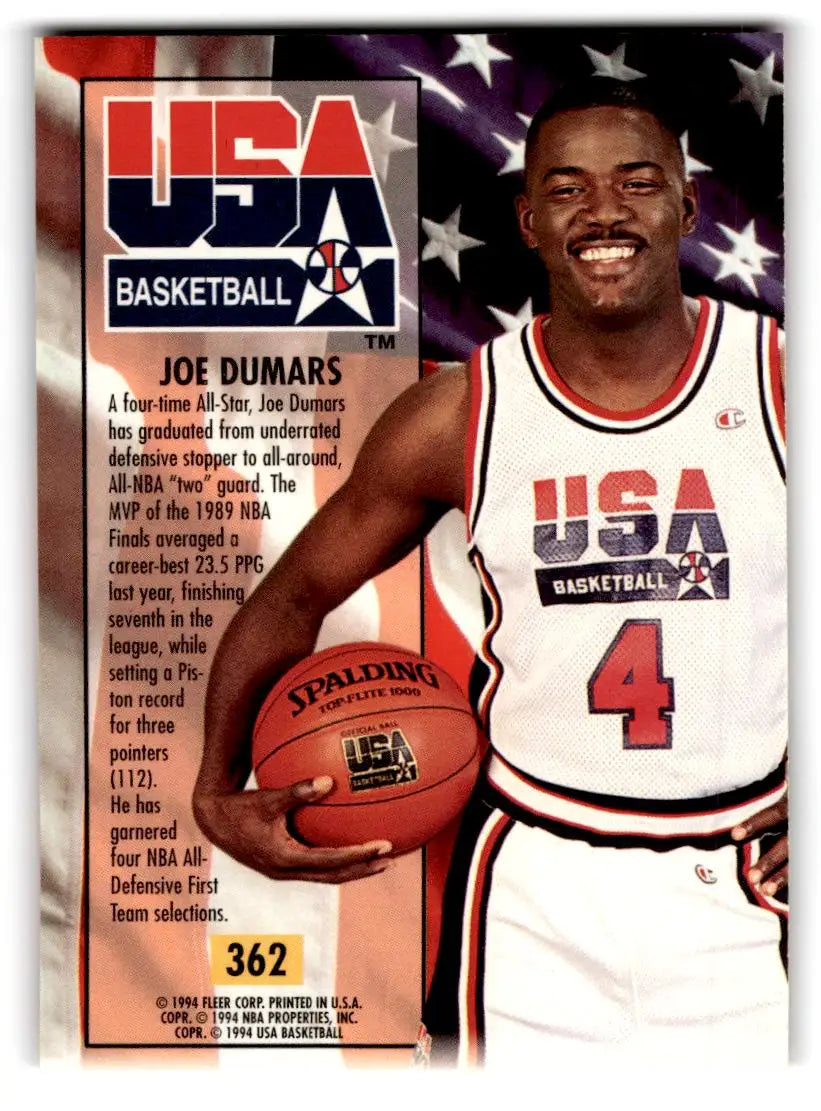 1993-94 Ultra #362 Joe Dumars - Basketball Card Single