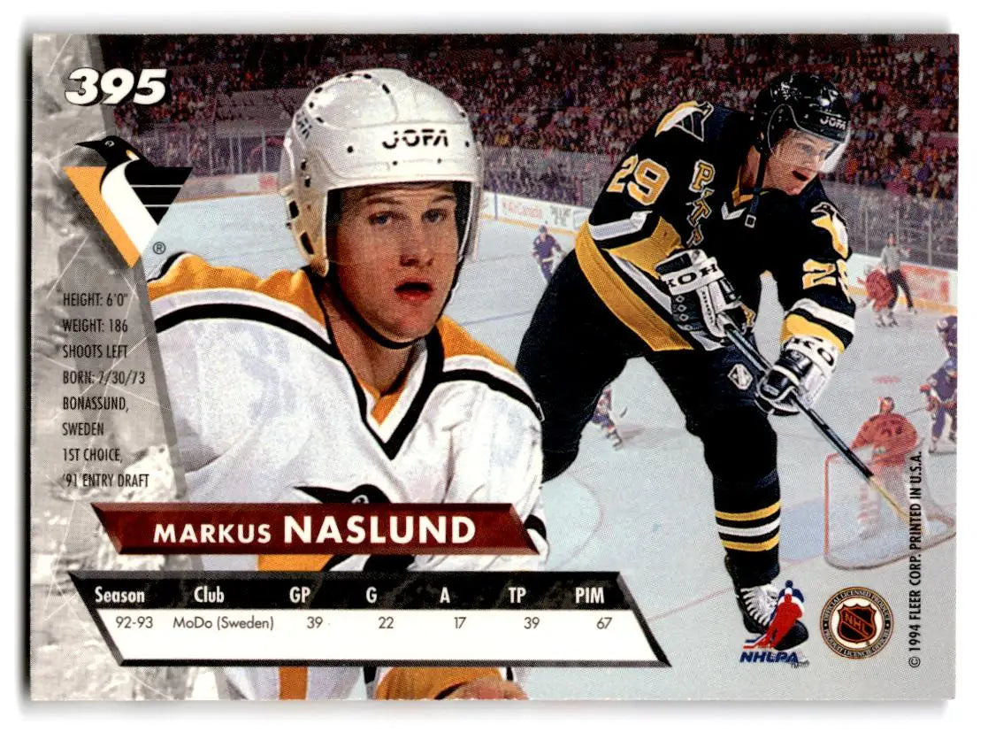 1993-94 Ultra #395 Markus Naslund - Hockey Card Single