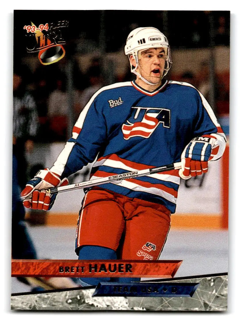 1993-94 Ultra #484 Brett Hauer - Hockey Card Single
