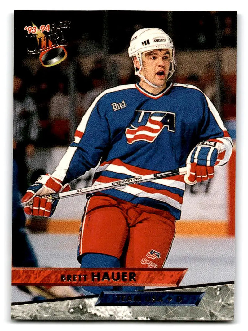 1993-94 Ultra #484 Brett Hauer - Hockey Card Single