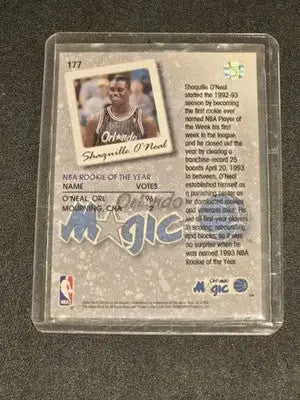 1993-94 Upper Deck #177 Shaquille O’Neal - Basketball Card Single