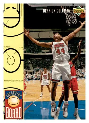 Derrick Coleman 1993-94 Upper Deck basketball card with original gloss from Simply Sandoval