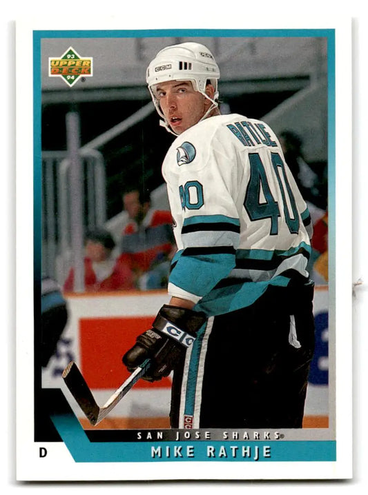 1993-94 Upper Deck #460 Mike Rathje - Hockey Card Single
