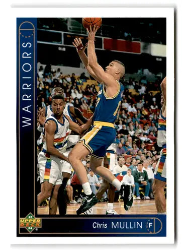 Original gloss 1993-94 Upper Deck Chris Mullin basketball card Warriors ID 72740