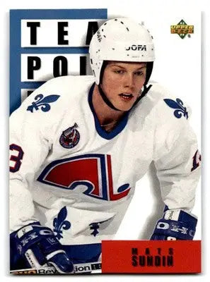 1993-94 Upper Deck Hockey Mats Sundin #302