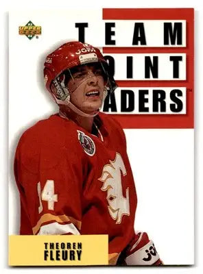 1993-94 Upper Deck Hockey Theoren Fleury #288 Calgary Flames