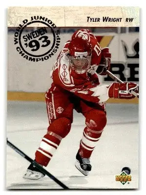 1993-94 Upper Deck Hockey Tyler Wright #256b