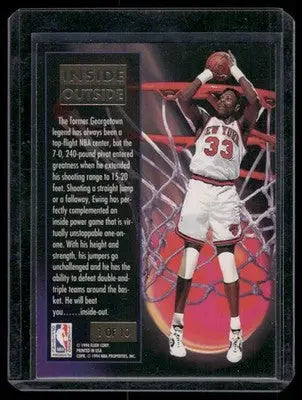 1993-94 Upper Deck Inside Outside Patrick Ewing #1 Basketball - Basketball Card Single