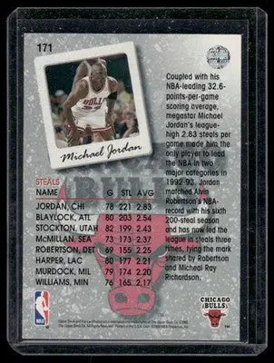 1993-94 Upper Deck Season Leaders Michael Jordan #171 Basketball - Basketball Card Single
