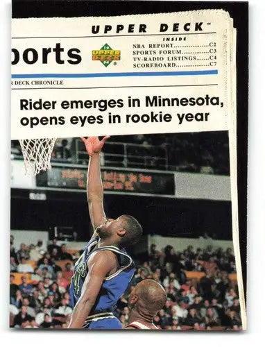 1993-94 Upper Deck Special Edition #214 Isaiah Rider NM-MT Timberwolves TH - Basketball Card Single