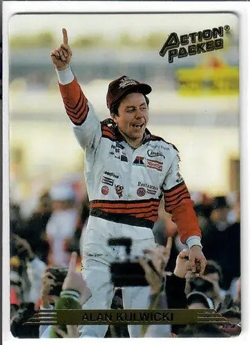 Original gloss Alan Kulwicki trading card from 1993 Action Packed Alan collection