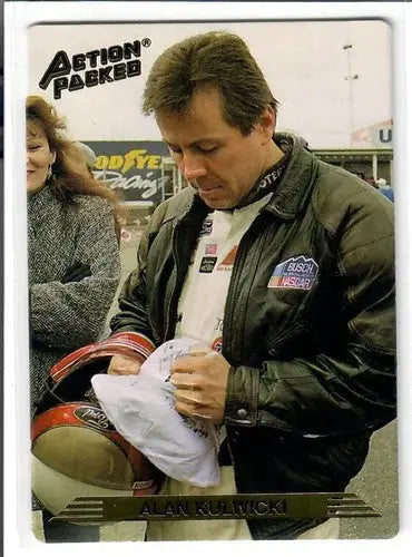 Original gloss Alan Kulwicki trading card from 1993 Action Packed Alan collection