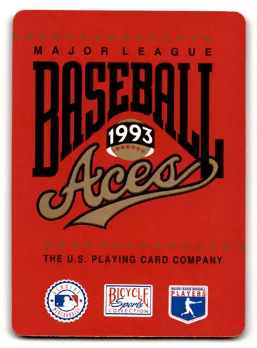 1993 Bicycle Aces #9C Albert Belle NM Near Mint Indians ID:64138 - Baseball Card Single
