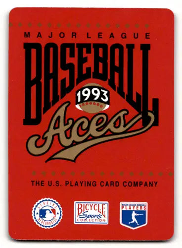 1993 Bicycle Aces #JS Roger Clemens NM Near Mint Red Sox ID:64164 - Baseball Card Single