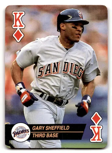 1993 Bicycle Aces #KD Gary Sheffield NM-MT Padres ID:62817 - Baseball Card Single