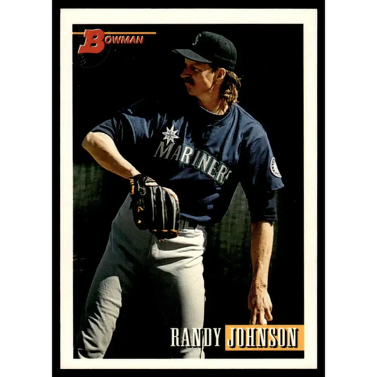 1993 Bowman #431 Randy Johnson EX/NM Seattle Mariners Baseball Card - Baseball Card Single