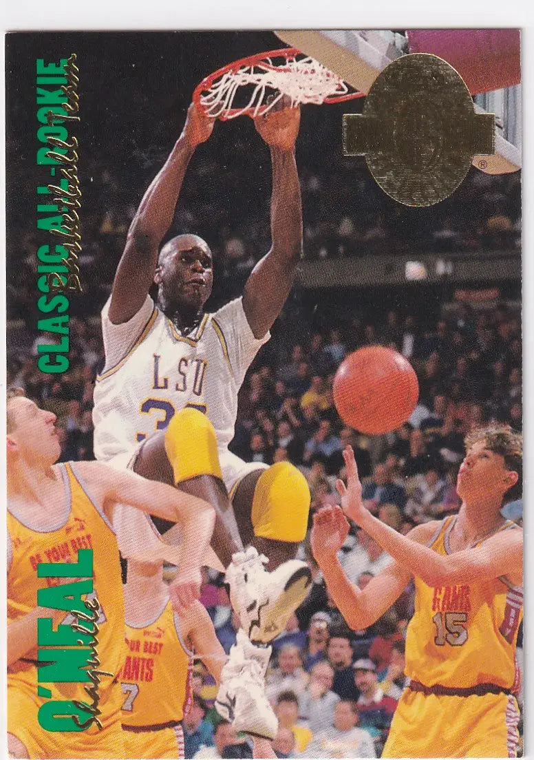 1993 CLASSIC #315 SHAQUILLE ONEAL- ORLANDO MAGIC - Basketball Card Single