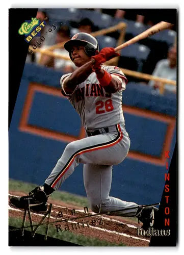 Original gloss Manny Ramirez baseball card from 1993 Classic Best Gold series
