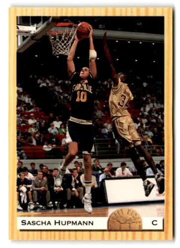 Basketball trading card of Sascha Hupmann from 1993 Classic Draft with original gloss
