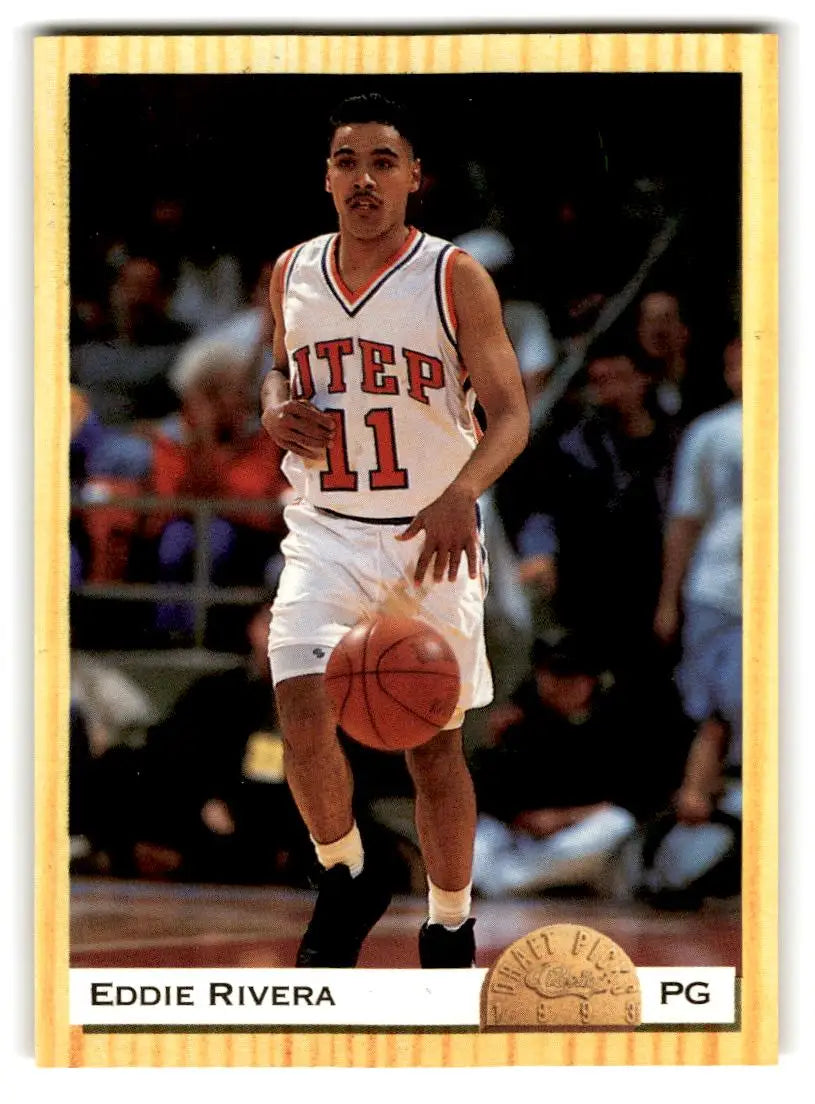 1993 Classic Draft Picks #97 Eddie Rivera - Basketball Card Single