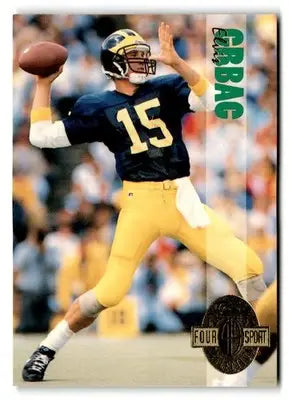 1993 Classic Four Sport #111 Elvis Grbac - Football Card Single