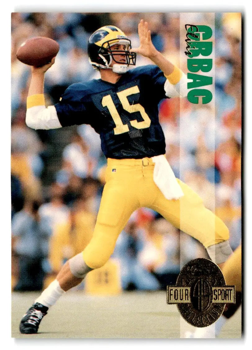 1993 Classic Four Sport #111 Elvis Grbac - Football Card Single