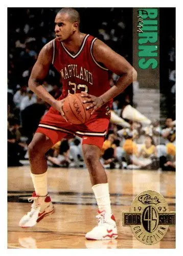 Basketball trading card from 1993 Classic Four Sport series featuring Evers Burns in EX/NM condition